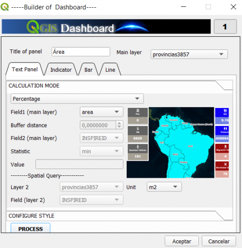 Instalación del complemento “QGIS Dashboard” TYC GIS Formación