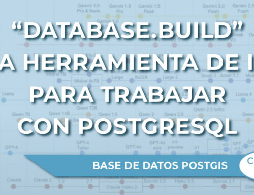 Herramienta de Inteligencia Artificial para trabajar con PostgreSQL/PostGIS: “database.build”